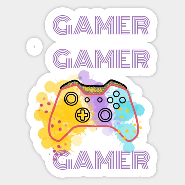 Game Lover's T-shirt Sticker by hasanclgn